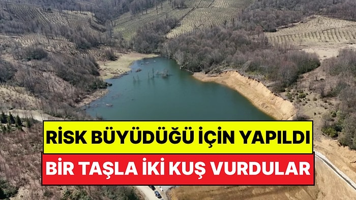 Risk Hızla Büyüdü, Sıfırdan Yeni Gölet Yapıldı: Bir Taşla İki Kuş Vurdular