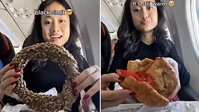 Chinese Tourist Confused by Turkish Airline Drinks: "Why are they drinking water out of these little cups?"