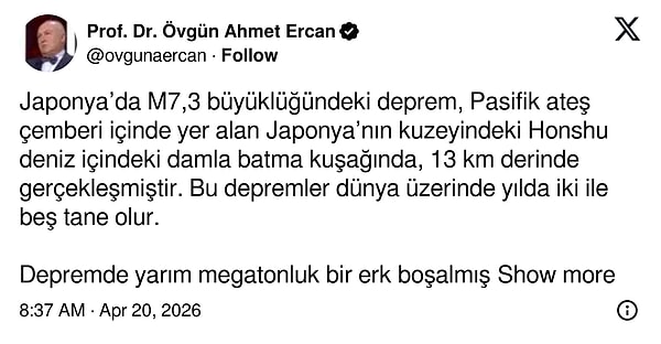 "Hiroşima'ya atılan bombanın 30 katı."