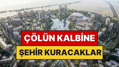 Çölün Kalbine 165 Gökdelenden Oluşan Koca Şehir İnşa Edilecek