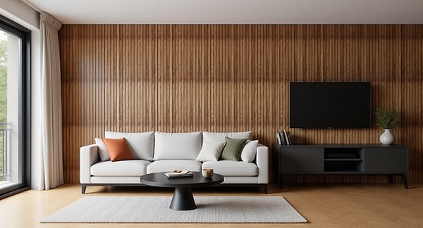 Odak salondaki televizyon ünitesinin arkası olmalı!