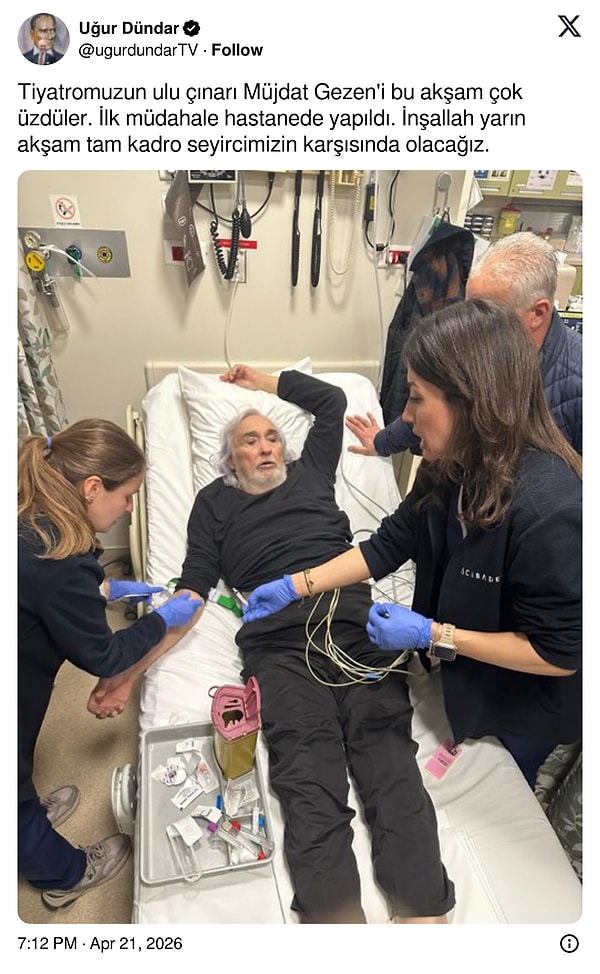 Yaşanan tartışmanın sebebi henüz bilinmiyorken ilk açıklama Uğur Dündar'dan geldi.