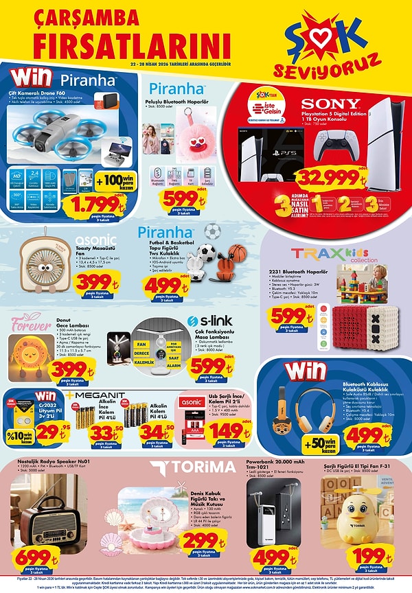 Piranha Çift Kameralı Drone 1.799 TL