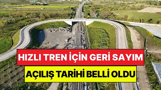Beklenen Hızlı Tren Geliyor: Raylar Görüntülendi, Açılış Tarihi Belirlendi!