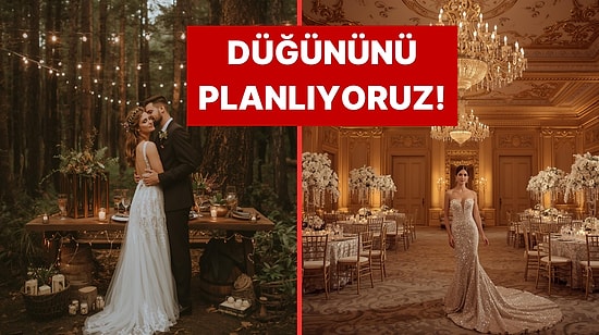 Hayal Ettiğin Düğünü Çiziyoruz!