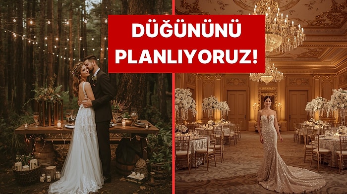 Hayal Ettiğin Düğünü Çiziyoruz!