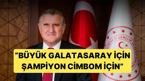 Gençlik ve Spor Bakanı Osman Aşkın Bak'tan "Şampiyon Galatasaray" Sözleri
