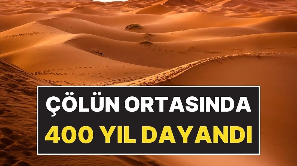 400 Yıl Boyunca Sahra Çölünün Ortasında Tek Başına Durdu