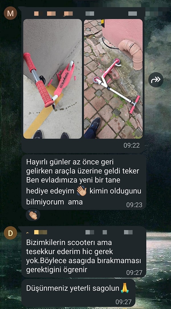 Paylaşım şöyleydi...