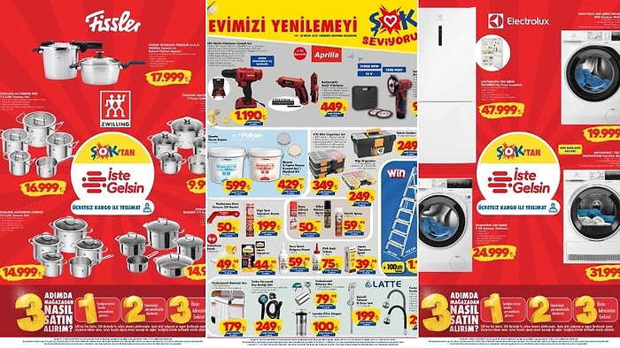 ŞOK'a Yapı Market Ürünleri Geliyor! 25 Nisan 2026 ŞOK Aktüel Ürünler Kataloğu