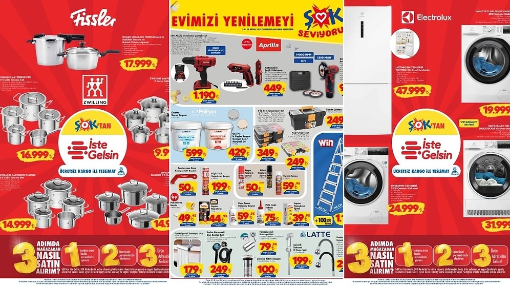 ŞOK'a Yapı Market Ürünleri Geliyor! 25 Nisan 2026 ŞOK Aktüel Ürünler Kataloğu