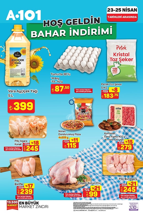 Hoş Geldin Bahar İndirimi