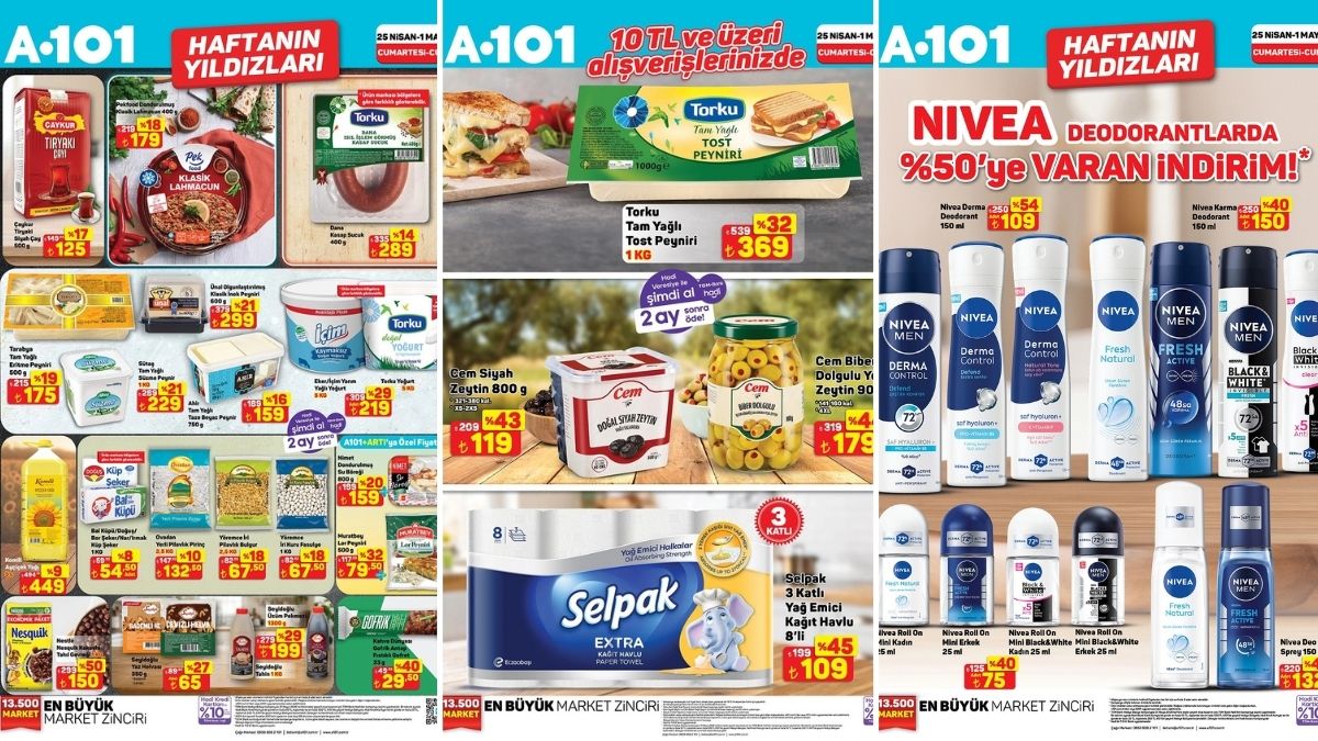 25 Nisan - 1 Mayıs 2026 A101 Haftanın Yıldızları Kataloğu