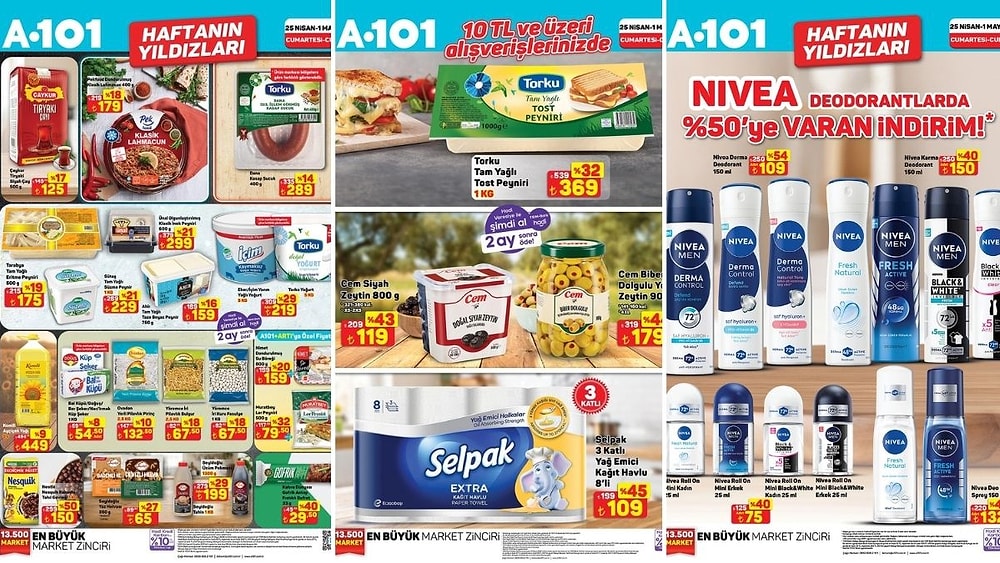 25 Nisan - 1 Mayıs 2026 A101 Haftanın Yıldızları Kataloğu