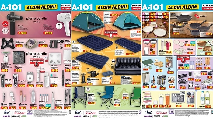 A101'e Kamp Ürünleri Geliyor! 30 Nisan 2026 A101 Aldın Aldın Kataloğu