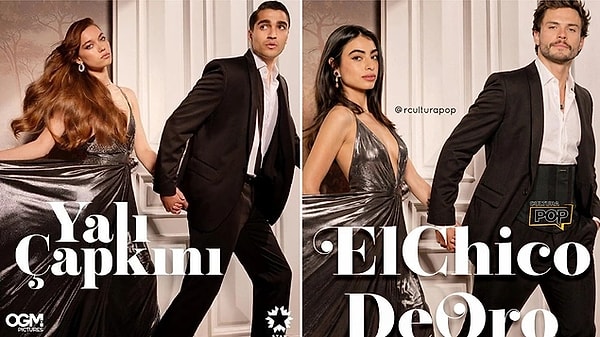 Yalı Çapkını'nın Meksika versiyonu geliyor! Orijinal ve Meksika versiyonu afişlerin birebir aynı olması gündem oldu.