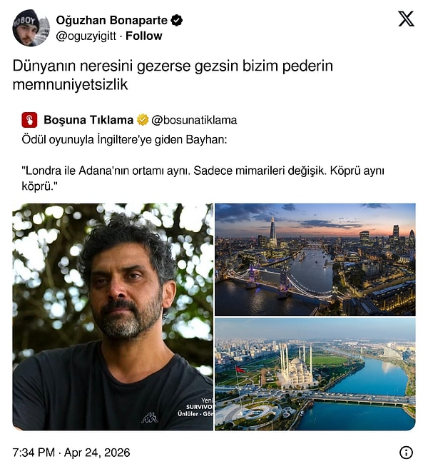 Her yeri köyleri ile kıyaslamaları.