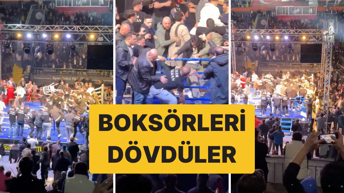 Trabzon'da Olaylı Boks Maçı: Seyirciler Ringe Çıkıp Boksörleri Dövdü
