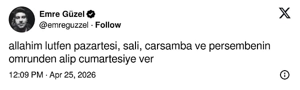 Duyduğum en mantıklı dua.