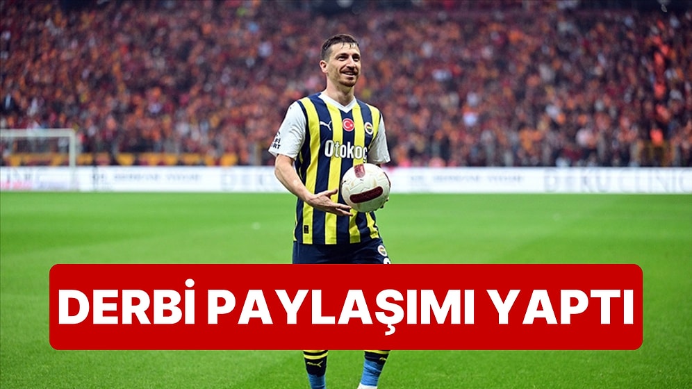 Galatasaray-Fenerbahçe Derbisi Öncesi Mert Hakan Yandaş'tan Paylaşım Geldi