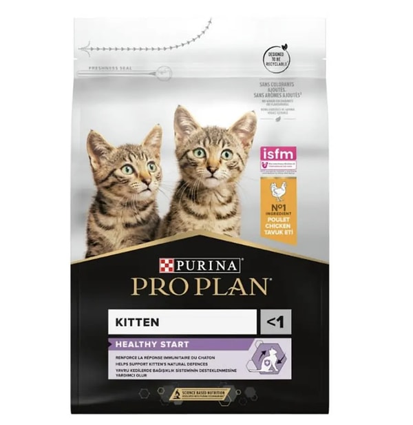 Pro Plan Yavru Kedi Maması, minik dostlarınızın sağlıklı gelişimini destekliyor.