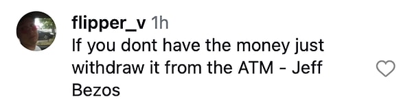 "Eğer paranız yoksa ATM'den çekin - Jeff Bezos"