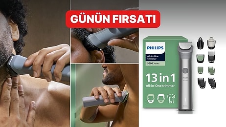 Tek Cihazla Baştan Aşağı Bakım Sunan Philips 13’ü 1 Arada Erkek Bakım Seti İndirimde!