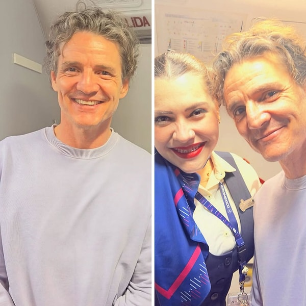 Ancak geçtiğimiz günlerde bir kabin görevlisinin uçakta Pedro Pascal ile çekildiği selfie sosyal medyada viral olunca işler biraz değişti.