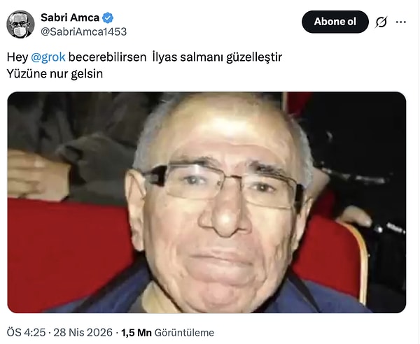 Fakat İlyas Salman, bu kez tat kaçıran bir sosyal medya olayıyla gündeme oturdu.