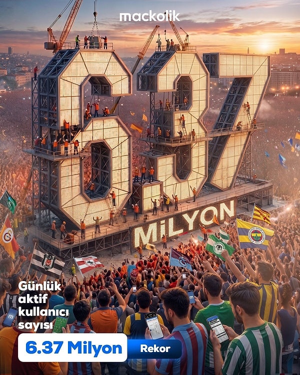 Türkiye’de futbol heyecanının zirve yaptığı ve şampiyonluk düğümünün çözülmeye başladığı 26 Nisan 2026 Pazar günü, dijital platformlarda eşine az rastlanır bir rekor yaşandı.