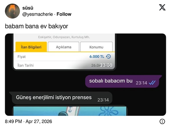 Bir baba vakası...