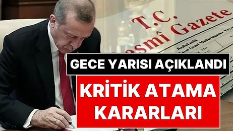 Gece Yarısı Resmi Gazete’de Yayımlandı: Emniyet Genel Müdürü ve Ankara Dahil Dört Şehrin Valisi Değişti