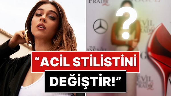 Cemre Baysel The Devil Wears Prada 2 Galası Kombiniyle Sınıfta Kaldı!