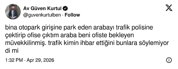Hukukçu olan sensin...