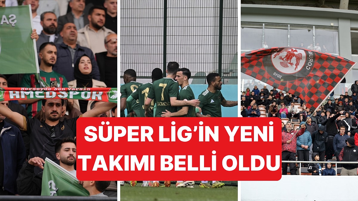 TFF 1.Lig'de Bir Süper Lig Bileti Daha Sahibini Buldu: Amedspor Süper Lig'de!