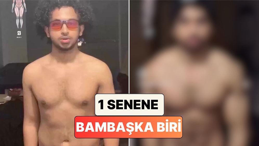 1 Yıl Boyunca Düzenli Spor Yapan Genç Yaşadığı Değişim Paylaştı