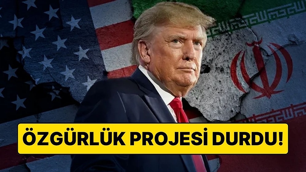 Donald Trump Tüm Dünyaya Duyurdu: Özgürlük Projesi Durduruldu!