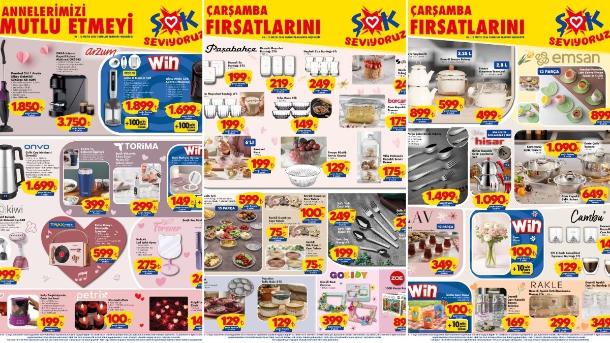 ŞOK Aktüel 6 Mayıs 2026 Ürünler Kataloğu