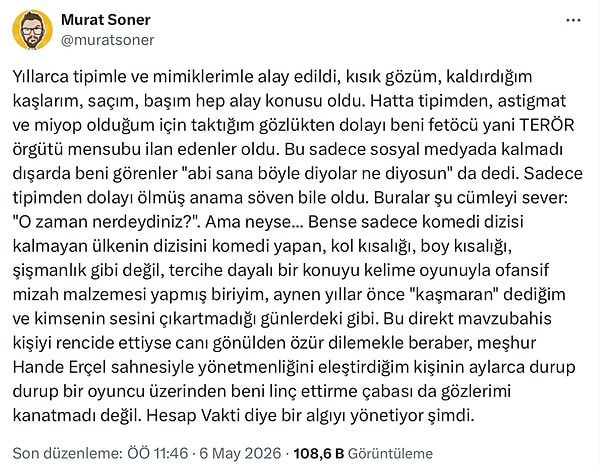 Murat Soner’den de tepkiler artınca yanıt gecikmedi 👇