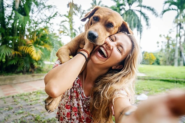 Research on canine cognition conducted by Brian Hare from Duke University reveals that dogs, too, secrete oxytocin during this process.
