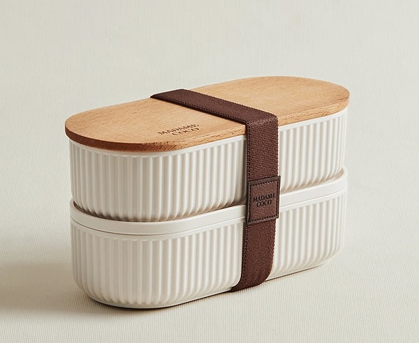 Madame Coco Ahşap Kapaklı Lunch Box, inanılmaz bir indirimle 1.249 TL yerine sadece 212 TL!