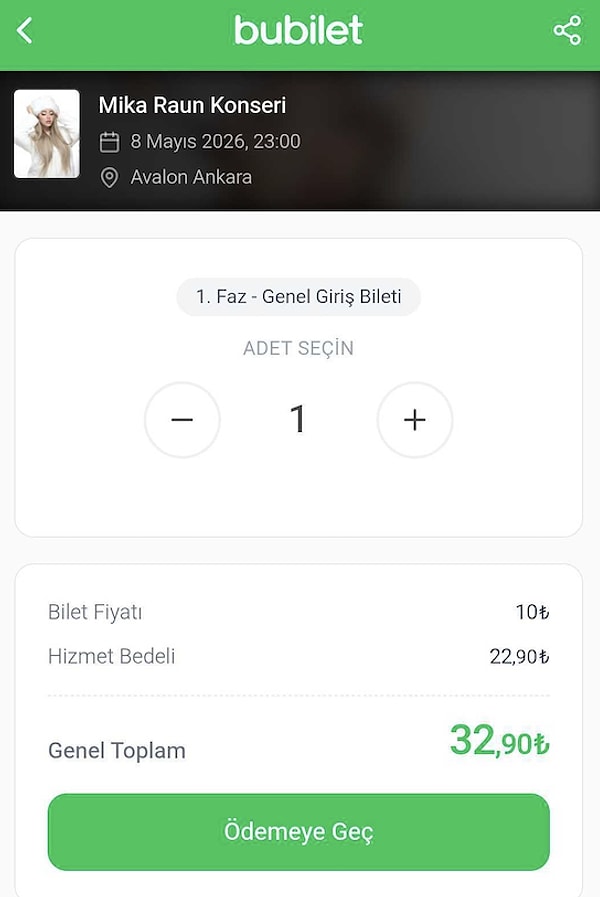 Tahliyesinin ardından vakit kaybetmeden sahnelere dönen Mika Raun, bu kez Ankara konseriyle gündem oldu.