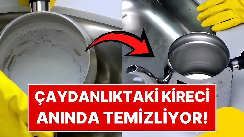 Sirke Kullanmayı Bırakın! Çaydanlıktaki Kireci 2 Dakikada Söküp Atan Yöntem