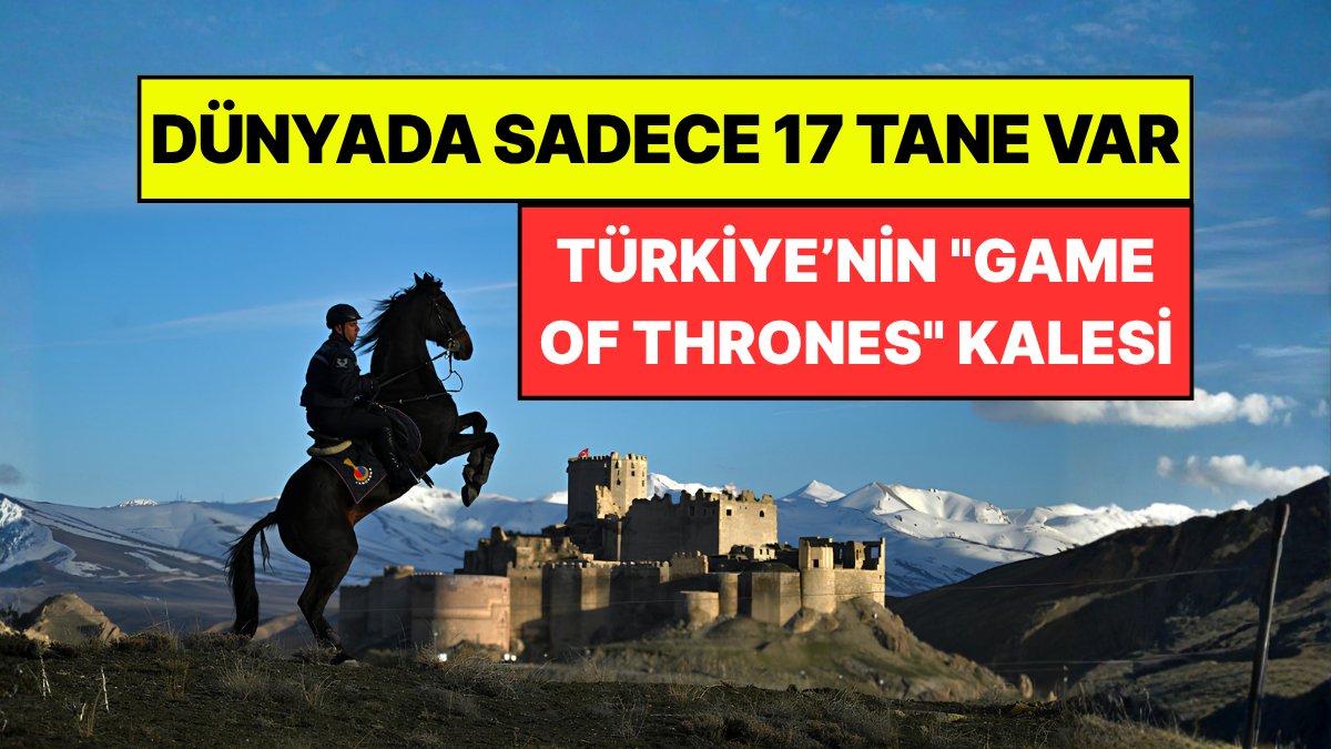 Dünyada Sadece 17 Tane Var: Türkiye’nin "Game of Thrones" Kalesine Turistler Akın Ediyor