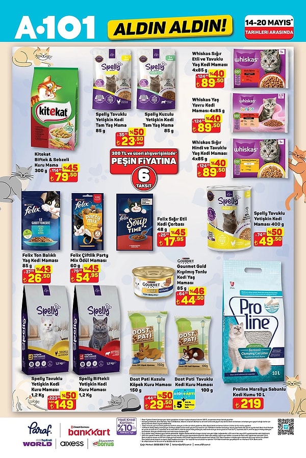 Kitekat Biftek & Sebzeli Kuru Mama 79,50 TL