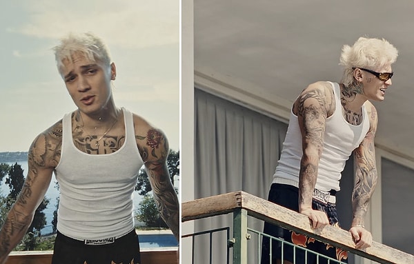Emerging with the music video for "Time is Running Out," Çakal has undergone a radical image overhaul by dyeing his hair platinum blonde.