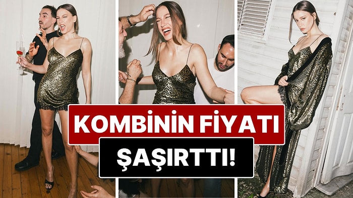 Serenay Sarıkaya'nın Leoparlı “Gecelik” Benzeri Kombinin Fiyatı Ortaya Çıktı!