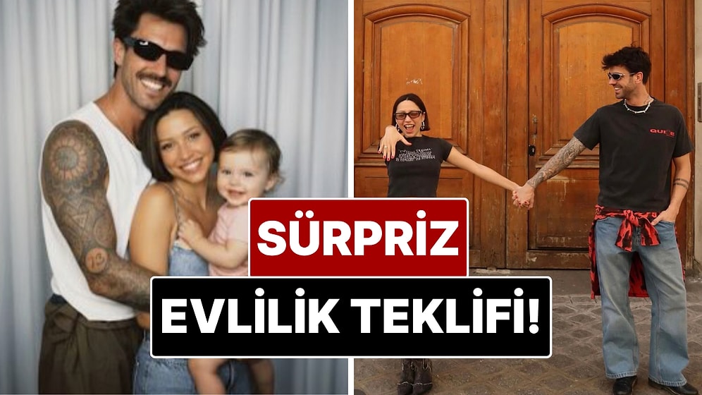 Paris’te “Evet” Dedi! Zeynep Bastık ve Serkay Tütüncü Evliliğe İlk Adımı Attı!