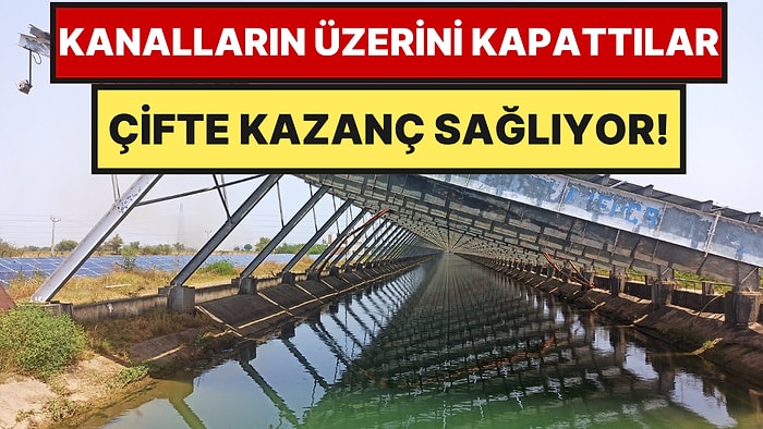 Su Kanallarının Üstüne Panel Kurdular, Sonuç Beklenenden Büyük Oldu