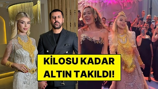 Aşiret Düğününde Fenomen Çağla Öz’e Kilosu Kadar Altın Takıldı: Dilan Polat Paylaştı